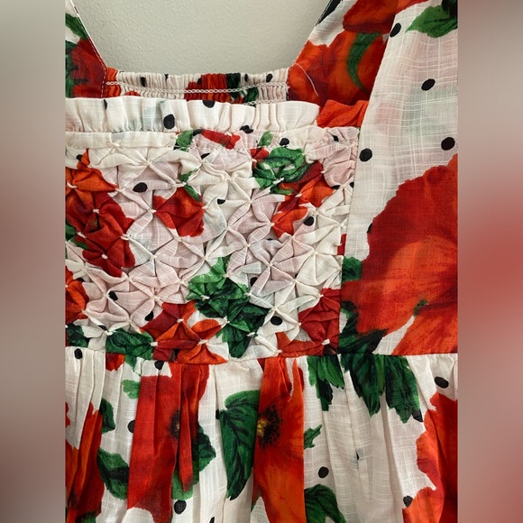 Anthropologie Maeve Square-Neck Smocked Babydoll Dress size XXSP defect - Picture 9 of 10